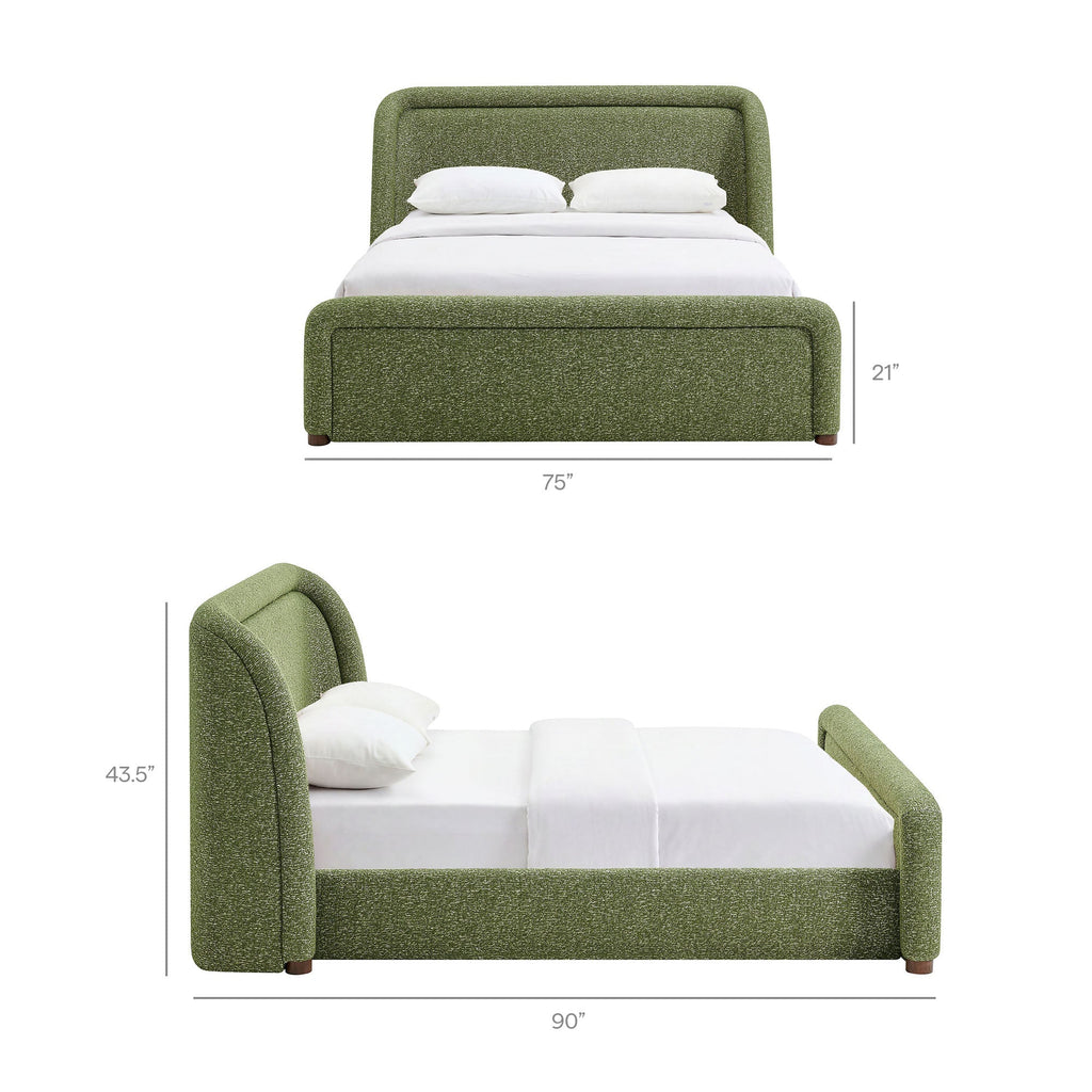 Tasmin Upholstered Fabric Platform Bed by Modway