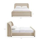 Tasmin Upholstered Fabric Platform Bed by Modway