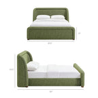 Tasmin Upholstered Fabric Platform Bed by Modway
