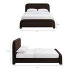 Beck Performance Velvet Platform Bed by Modway