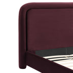 Beck Performance Velvet Platform Bed by Modway