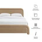 Beck Performance Velvet Platform Bed by Modway