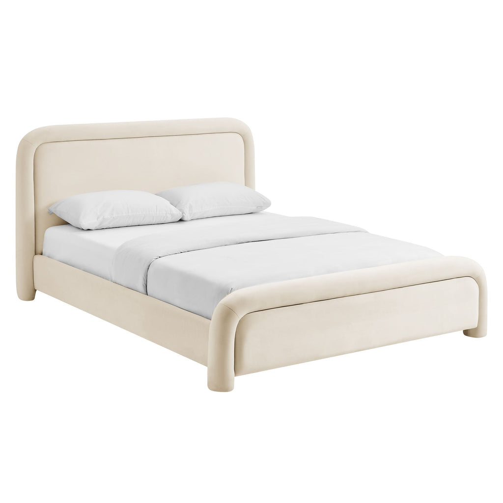 Beck Performance Velvet Platform Bed by Modway