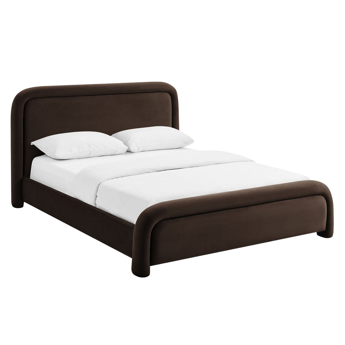 Beck Performance Velvet Platform Bed by Modway