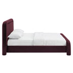 Beck Performance Velvet Platform Bed by Modway