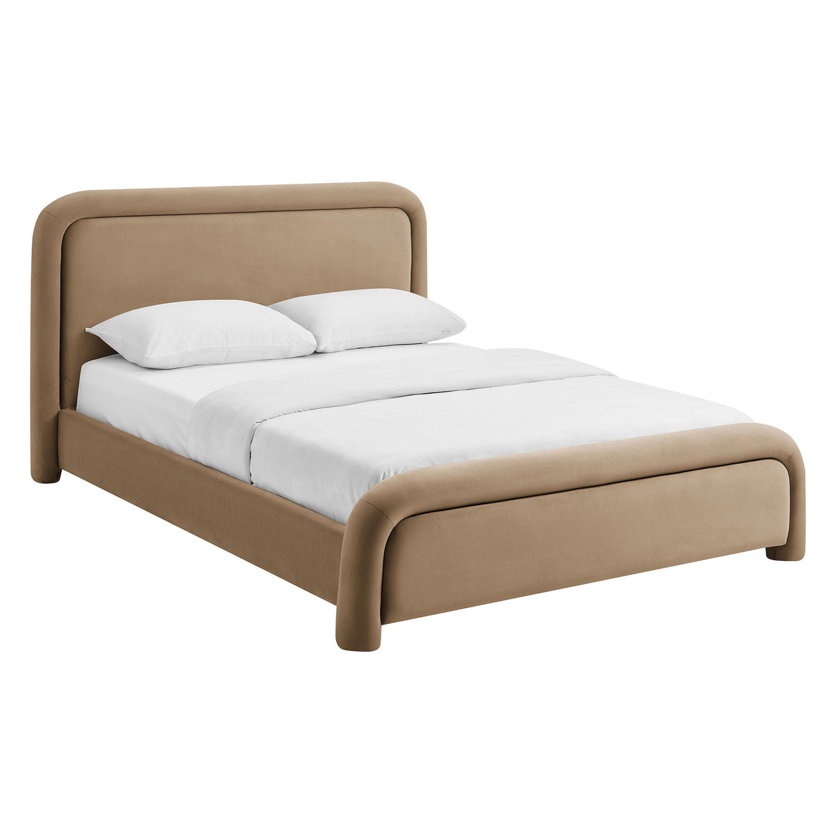 Beck Performance Velvet Platform Bed by Modway