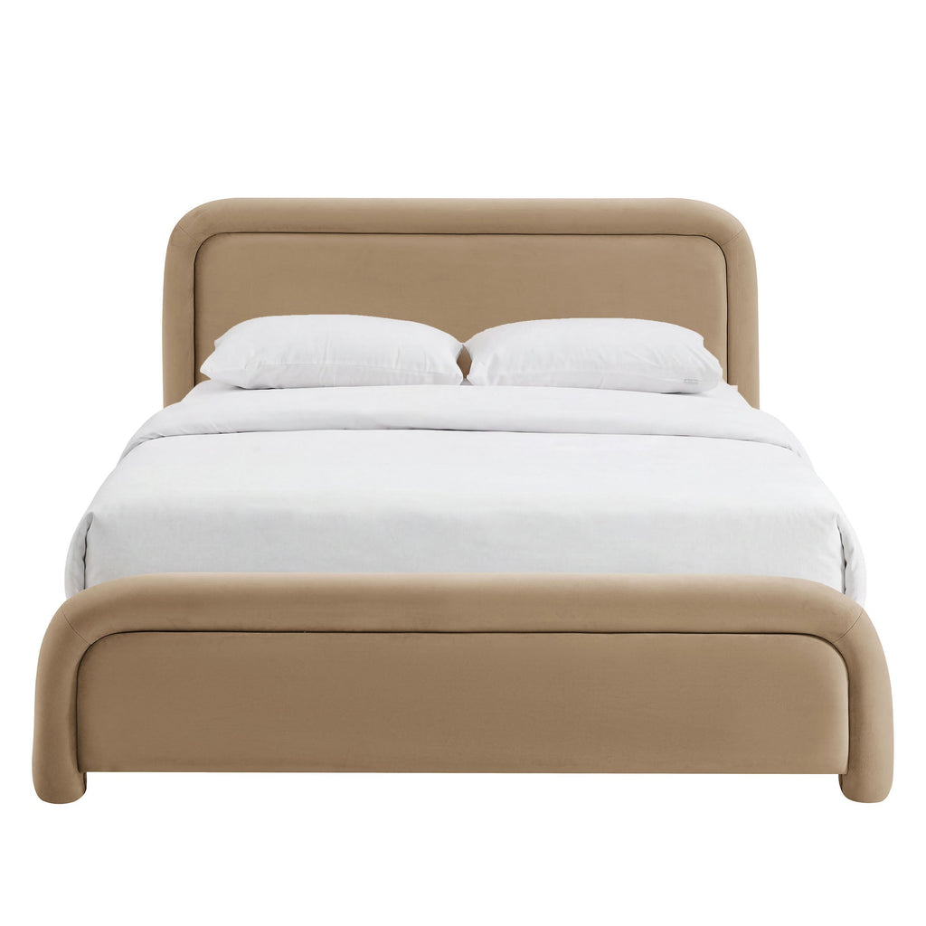 Beck Performance Velvet Platform Bed by Modway