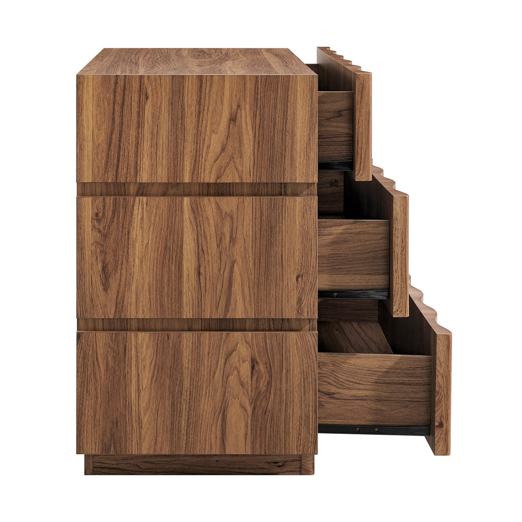 Isola Wavy 3 Drawer Chest by Modway