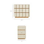 Isola Wavy 3 Drawer Chest by Modway