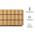 Isola Wavy 6 Drawer Dresser by Modway