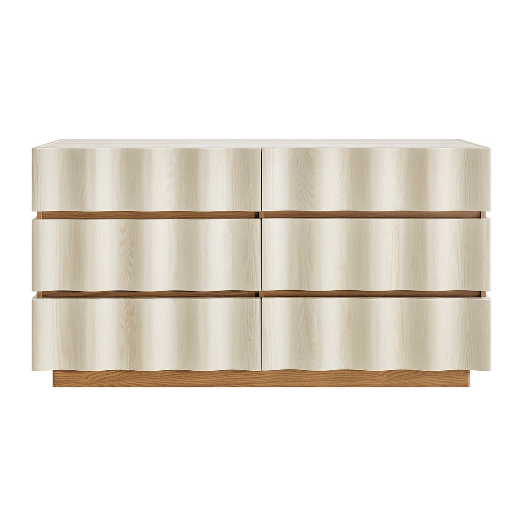 Isola Wavy 6 Drawer Dresser by Modway