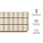 Isola Wavy 6 Drawer Dresser by Modway