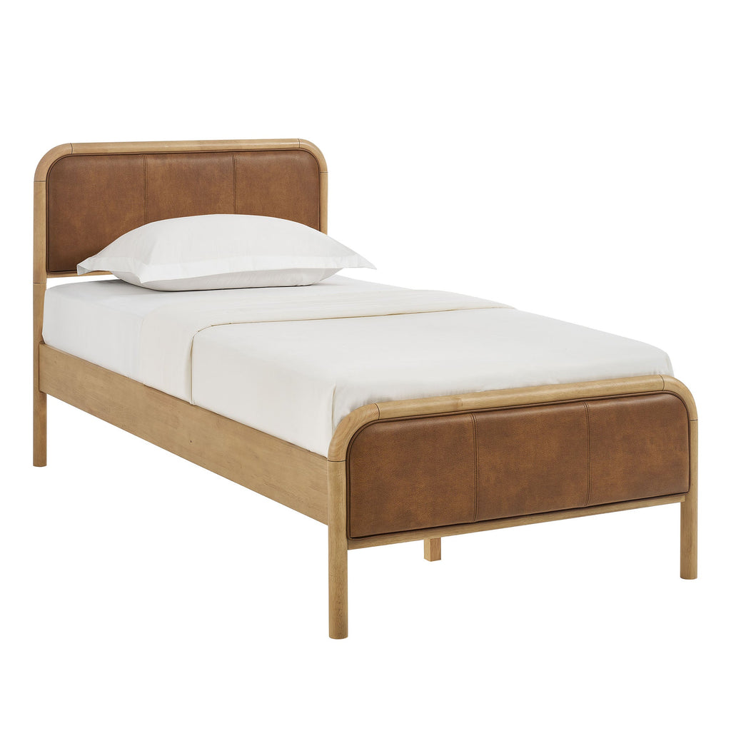 Wexford Vegan Leather Platform Bed by Modway