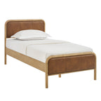 Wexford Vegan Leather Platform Bed by Modway