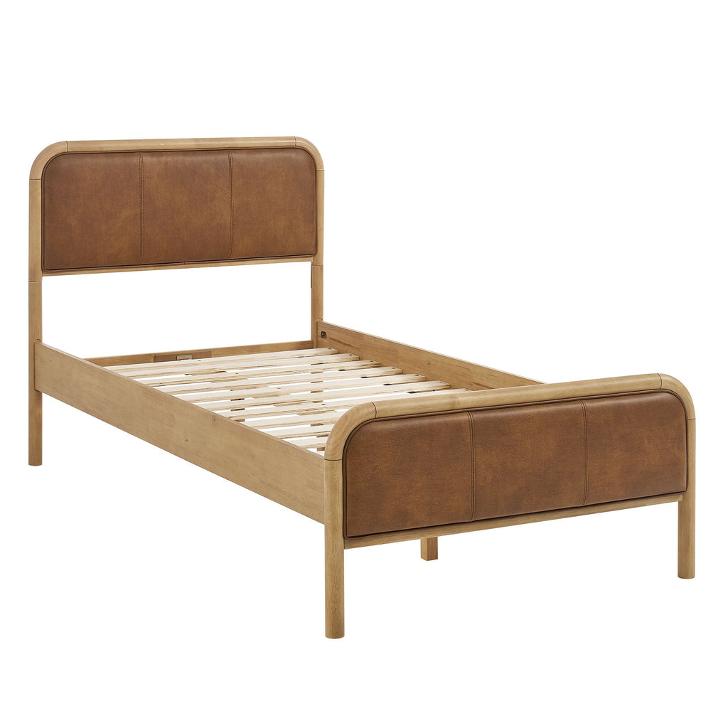 Wexford Vegan Leather Platform Bed by Modway