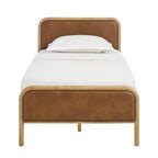 Wexford Vegan Leather Platform Bed by Modway