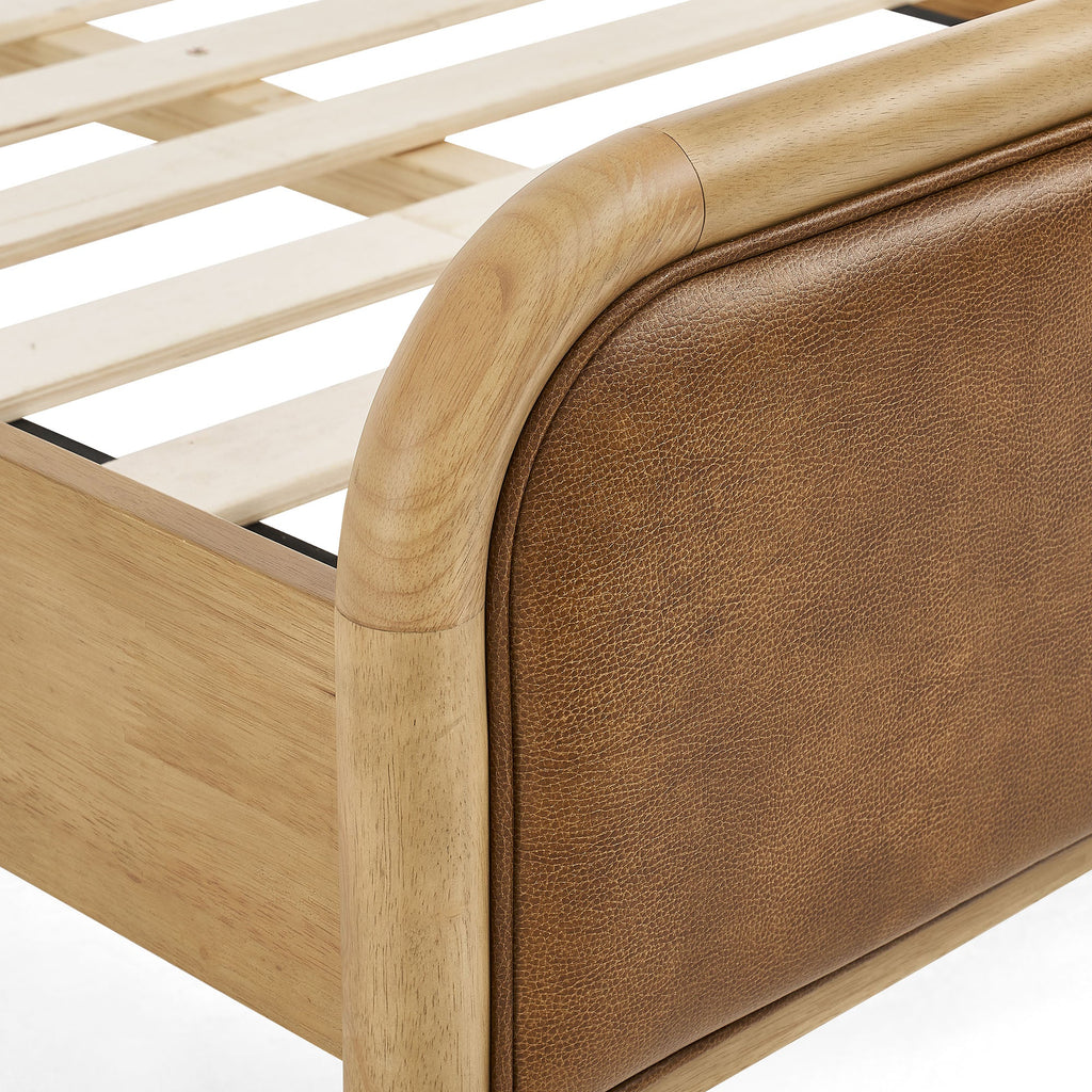 Wexford Vegan Leather Platform Bed by Modway