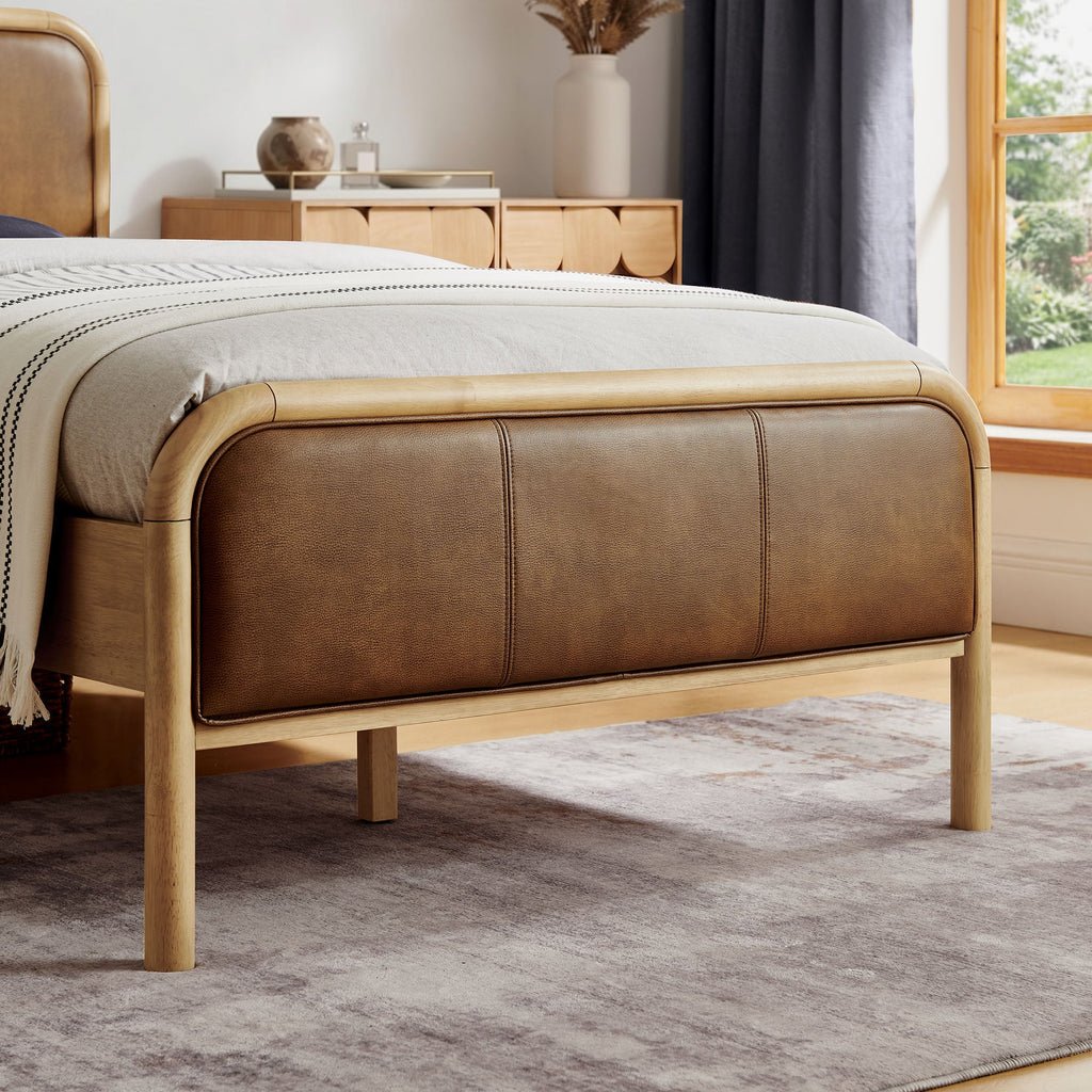 Wexford Vegan Leather Platform Bed by Modway