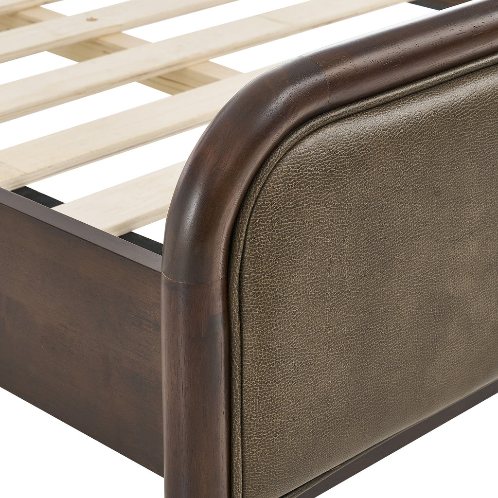 Wexford Vegan Leather Platform Bed by Modway