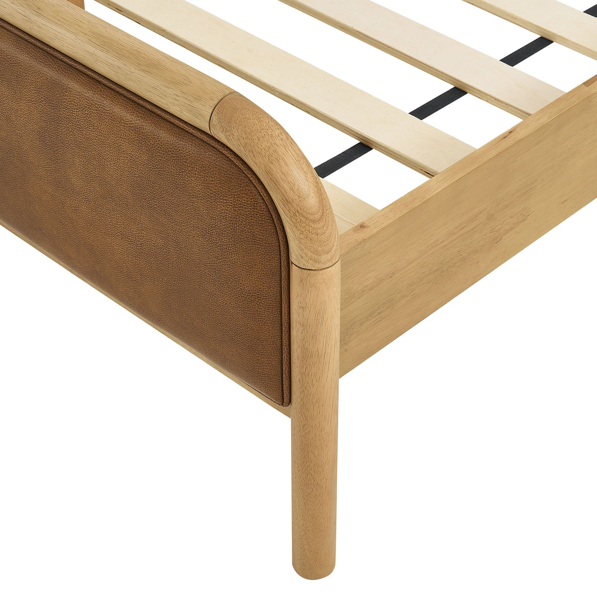 Wexford Vegan Leather Platform Bed by Modway