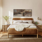 Wexford Vegan Leather Platform Bed by Modway