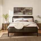 Wexford Vegan Leather Platform Bed by Modway