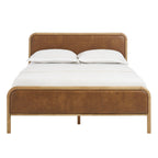 Wexford Vegan Leather Platform Bed by Modway