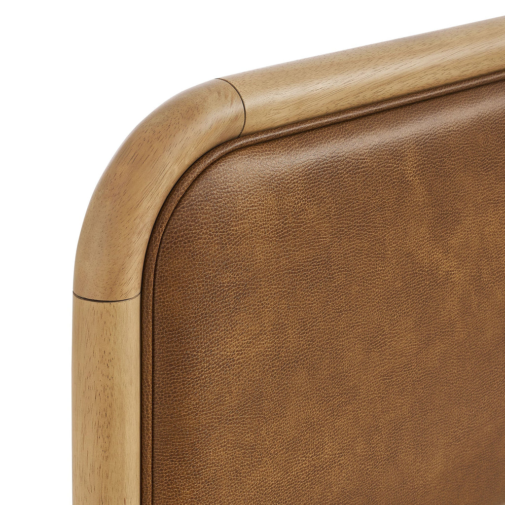 Wexford Vegan Leather Platform Bed by Modway