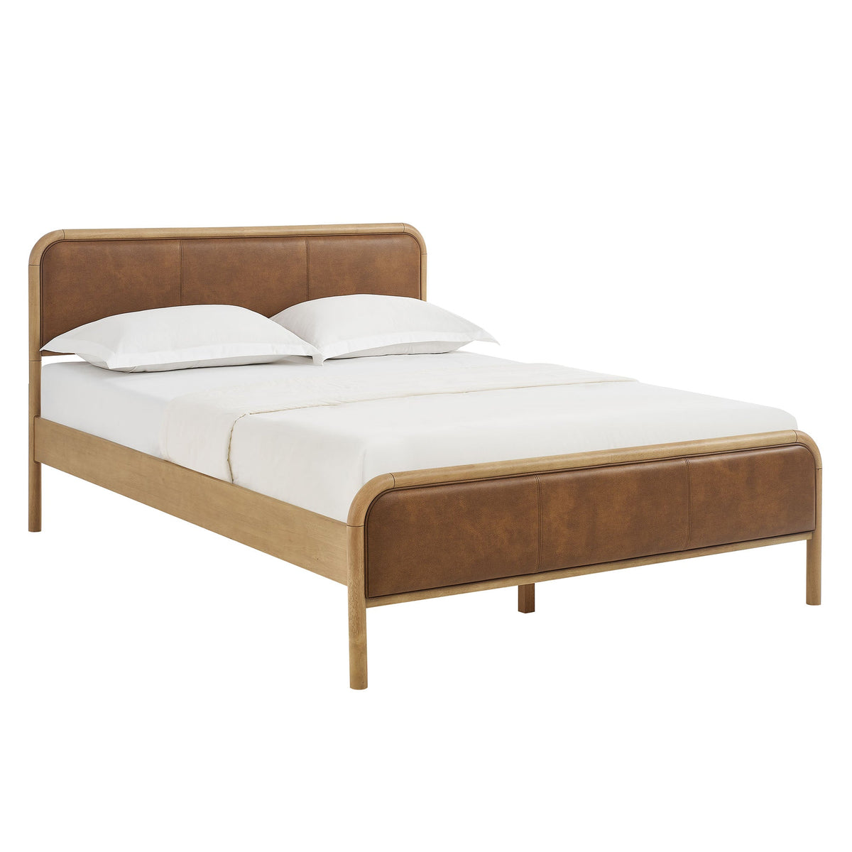 Wexford Vegan Leather Platform Bed by Modway