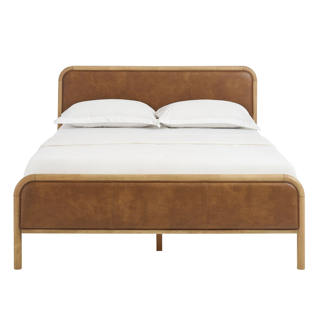 Wexford Vegan Leather Platform Bed by Modway