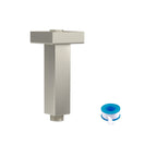 Ceiling Mounted Shower Arm with Flange Stainless Steel - Black or Gray