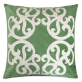 Vintage Vine Pillow Covers with Hidden Zipper - Green