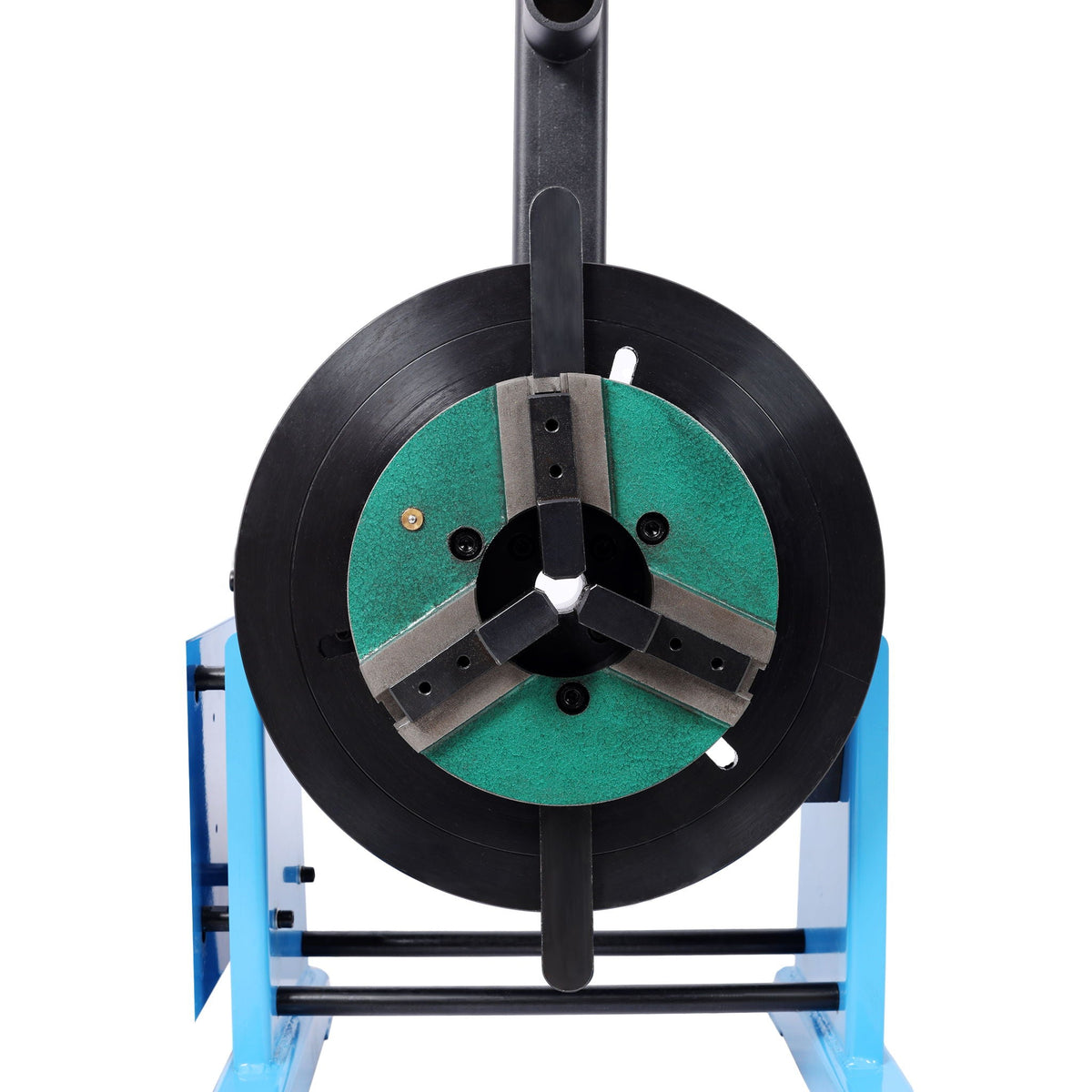 Heavy Duty Rotary Welding Positioner Turntable Table with Manual Tilt - Blue