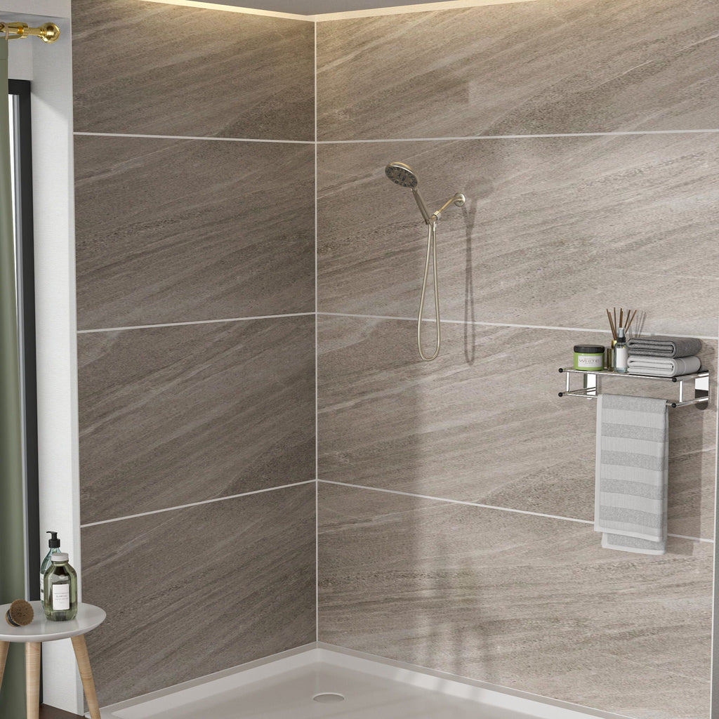 Multi Function Adjustable Hand Shower with 7 Spray Settings - Brushed Nickel