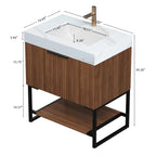 Yolan 30" Bathroom Vanity & Sink