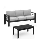All-Weather Outdoor Patio Set with Thick Cushions - Multiple Colors