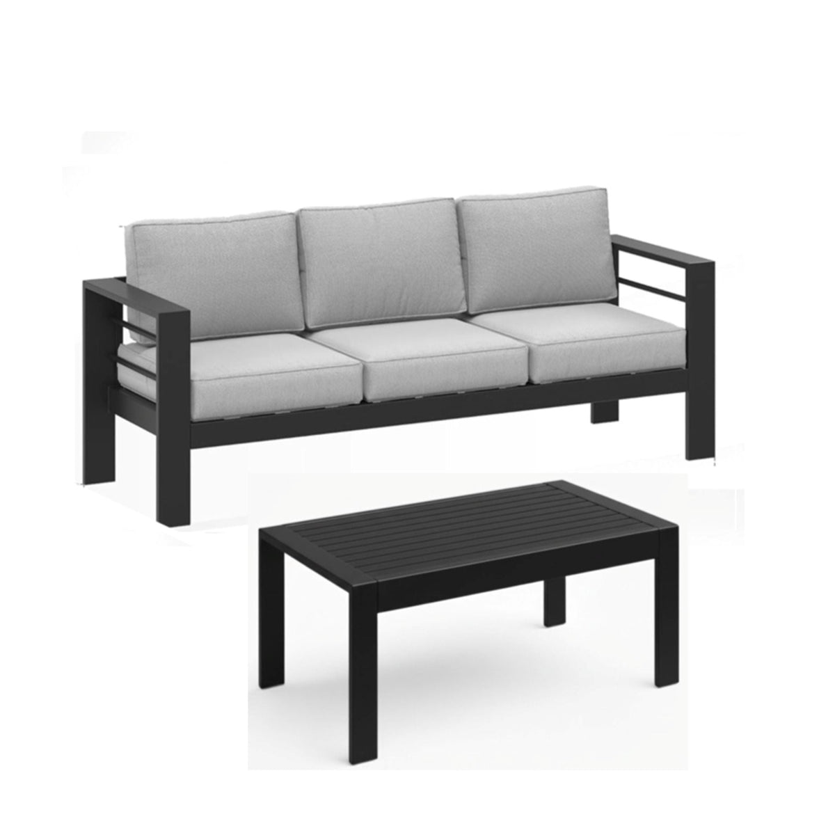 All-Weather Outdoor Patio Set with Thick Cushions - Multiple Colors
