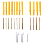 Natural Swedish Ladder Stall Bars Set for Physical Therapy & Gymnastics with High Weight Capacity