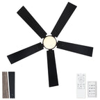 Reversible Motor Integrated LED Dimmable Ceiling Fan With Light