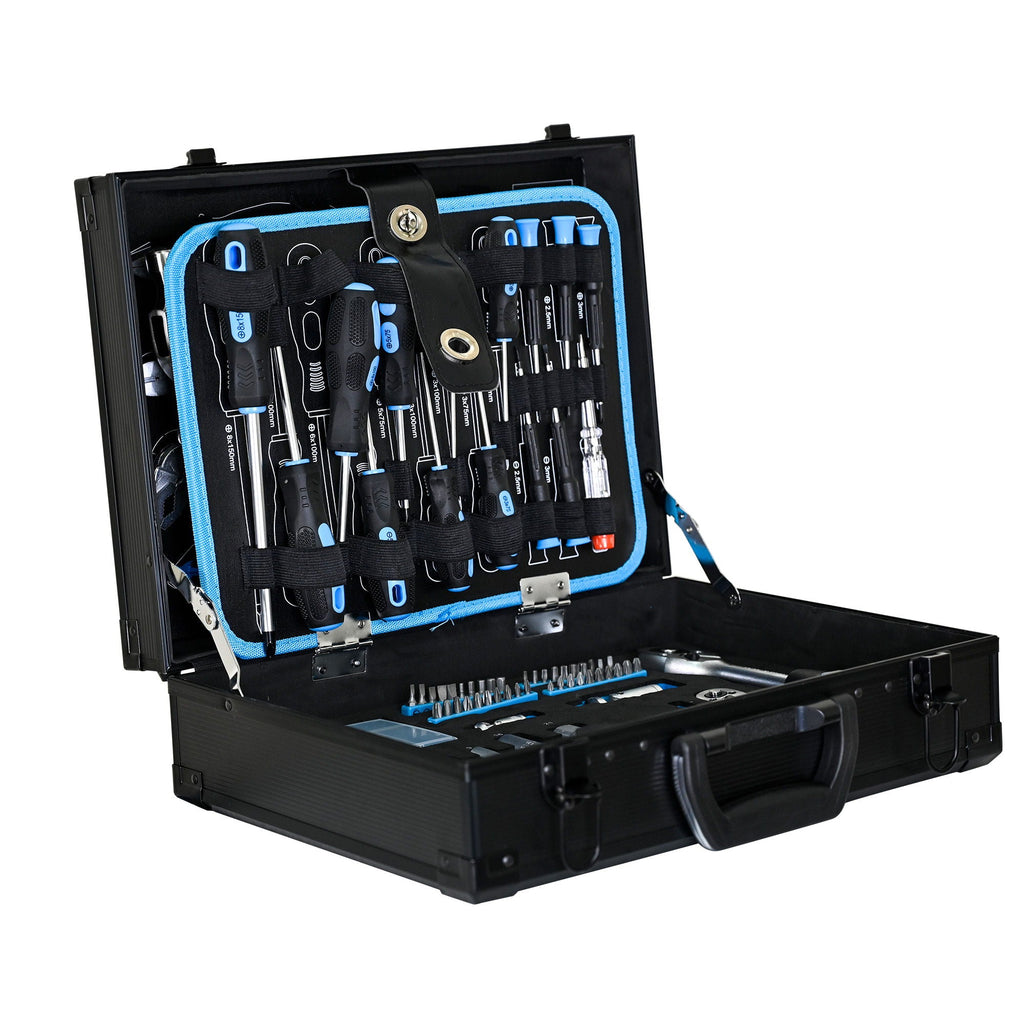 247-Piece Basic Home Maintenance Tool Kit with Aluminum Case - Blue