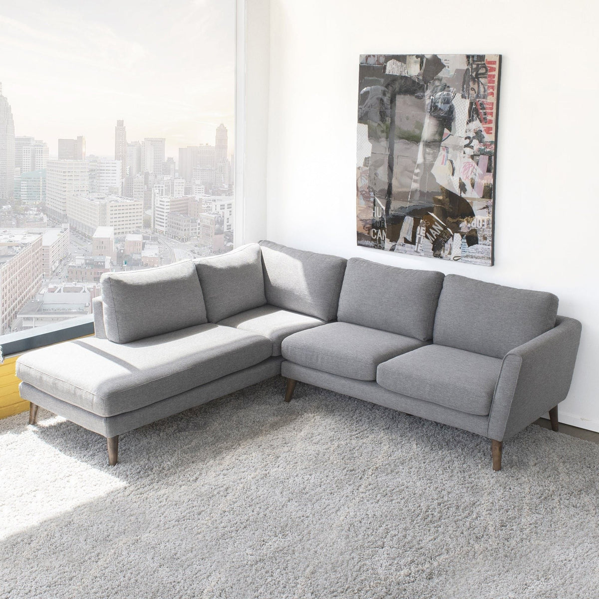 Benson Sectional Sofa With Chaise - Multiple Colors