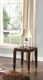 Docila 3-Piece Walnut Table Set with Parquet Tops - Dark Brown