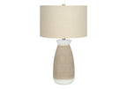 Ceramic Table Lamp with 3-Way Switch - Cream