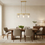 Adjustable Cylindrical Pendant Light with Frosted Glass Shade - Black or Gold