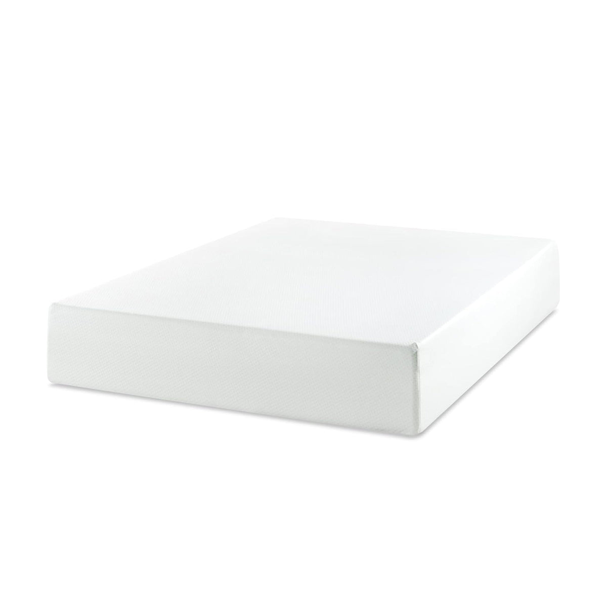 10" Queen Size Mattress with Pressure-Relieving Memory Foam - White