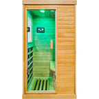 Infrared Sauna Room With Hemlock Frame, 6 Heating Plates