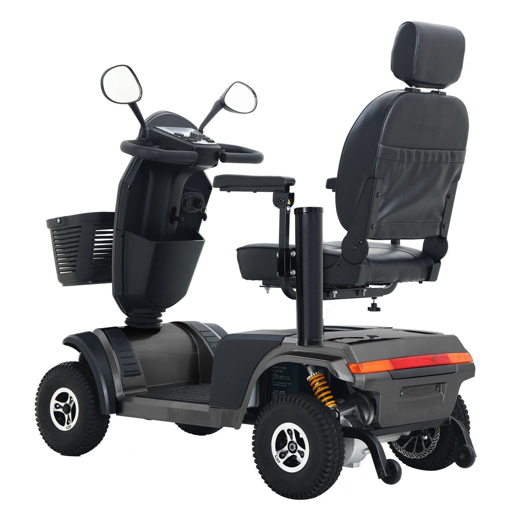 Heavy Duty Mobility Scooter with Long Range and Enhanced Safety - Red, Blue, Black, Gray