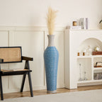 Classic And Neat Floor Vase with High Independent Stand - Multiple Colors