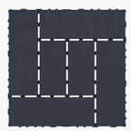 Interlocking Deck Tiles with Anti-Slip Surface - Dark Gray or Dark Brown