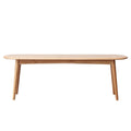 Dining Bench with Versatile Sizing - Light Brown or Dark Brown